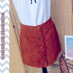 EUC SHEIN Corduroy Skirt